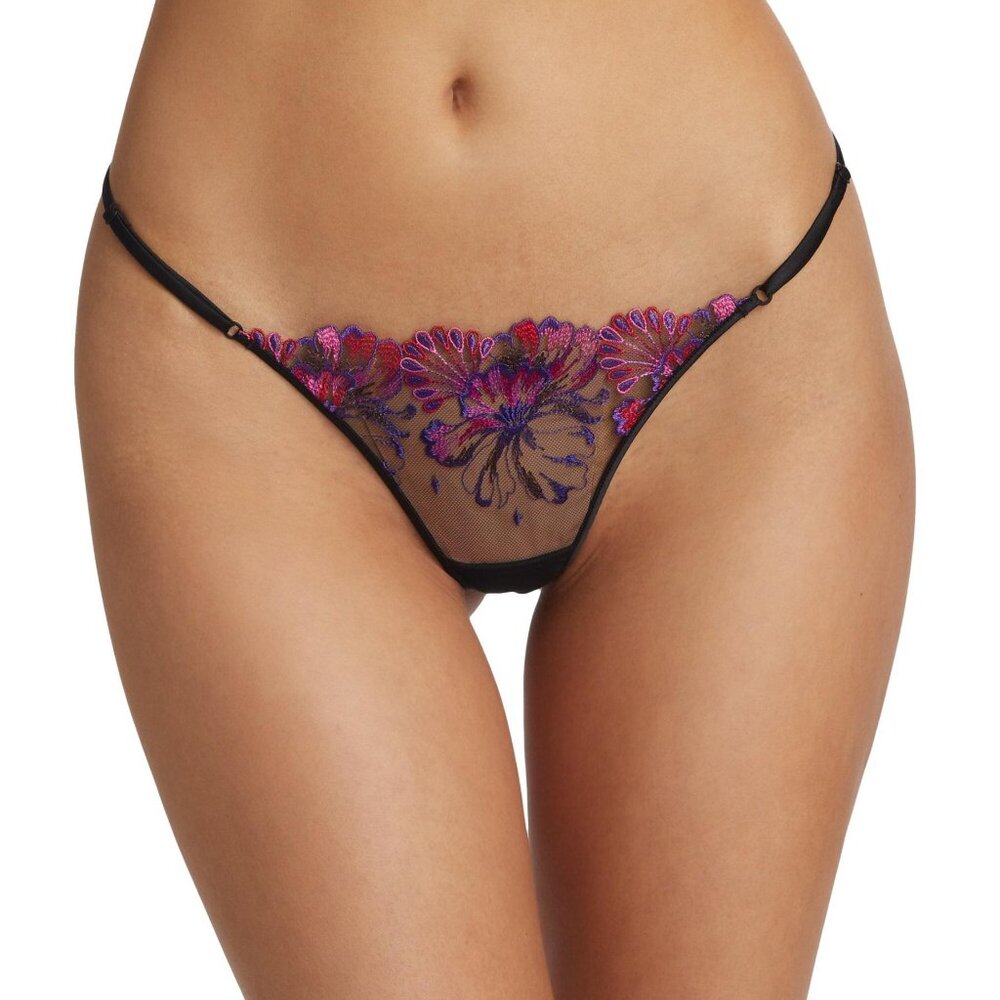 Kiki De Montparnasse - AZELIE G-STRING - Black/Pink - BNWT